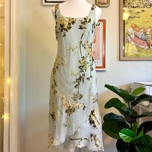 Cottagecore Fairycore baby blue floral dress!